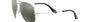 Ray-Ban Aviator Mirror RB3025 W3277 aviator sunglasses for unisex in full rim metal, with silver frame, and grey mirror lenses. 58mm in lens size, 14mm in bridge size, and 140mm in temple length.