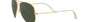 Ray-Ban Aviator Classic RB3025 001 aviator sunglasses for unisex in full rim metal, with gold frame, and green lenses. 62mm in lens size, 14mm in bridge size, and 140mm in temple length.