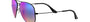 Ray-Ban Aviator Flash Lenses Gradient RB3025 002/4O aviator sunglasses for unisex in full rim metal, with black frame, and blue flash lenses. 62mm in lens size, 14mm in bridge size, and 140mm in temple length.