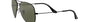 Ray-Ban Aviator Classic RB3025 002/58 aviator sunglasses for unisex in full rim metal, with black frame, and green lenses. 62mm in lens size, 14mm in bridge size, and 145mm in temple length.