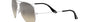 Ray-Ban Aviator Gradient RB3025 003/32 aviator sunglasses for unisex in full rim metal, with silver frame, and grey gradient lenses. 62mm in lens size, 14mm in bridge size, and 140mm in temple length.