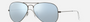 Ray-Ban Aviator Flash Lenses RB3025 029/30 pilot sunglasses for unisex in full rim metal, with matte gunmetal frame, and silver flash lenses. 58mm in lens size, 14mm in bridge size, and 135mm in temple length.