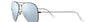 Ray-Ban Aviator Flash Lenses RB3025 029/30 pilot sunglasses for unisex in full rim metal, with matte gunmetal frame, and silver flash lenses. 58mm in lens size, 14mm in bridge size, and 135mm in temple length.