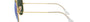 Ray-Ban Aviator Flash Lenses RB3025 112/17 pilot sunglasses for unisex in full rim metal, with matte gold frame, and blue flash
  lenses. 55mm in lens size, 14mm in bridge size, and 140mm in temple length.