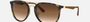 Ray-Ban RB4285 710/13 phantos sunglasses for unisex in full rim injected, with polished light havana frame, and brown gradient lenses. 55mm in lens size, 20mm in bridge size, and 145mm in temple length.