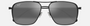 Maui Jim Beaches 2M aviator sunglasses for unisex in full rim metal, with matte black frame, and neutral grey lenses. 57mm in lens size, 16mm in bridge size, and 145mm in temple length.