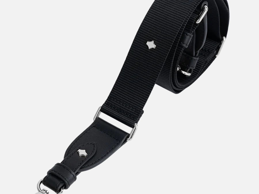 Any Di Phone Strap Nylon Black Silver