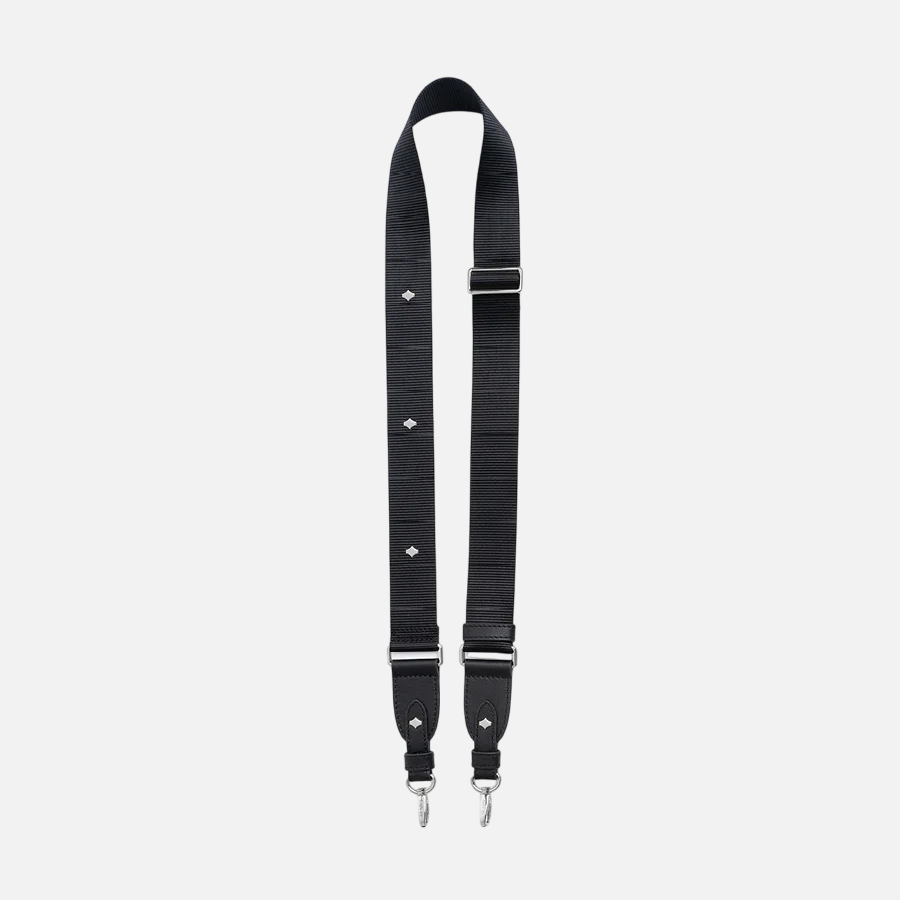Any Di Phone Strap Nylon Black Silver