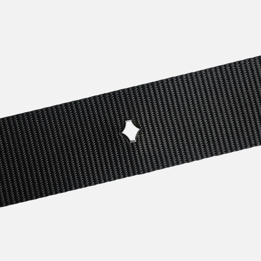 Any Di Phone Strap Nylon Black Silver
