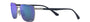 Ray-Ban RB3684CH Chromance 004/4L irregular sunglasses for unisex in full rim steel, with polished gunmetal
  frame, and grey/blue chromance
  lenses. 58mm in lens size, 18mm in bridge size, and 140mm in temple length.