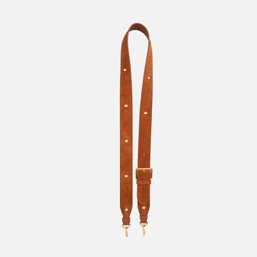 Any Di Phone Strap Leather Cognac
