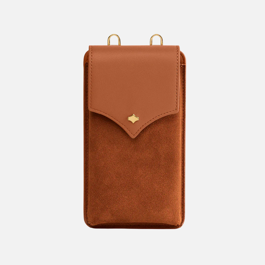 Any Di Phone Pouch Cognac