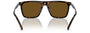 Bvlgari BV7039 504/AN square sunglasses for men in full rim plastic, with havana frame, and brown lenses. 56mm in lens size, 19mm in bridge size, and 145mm in temple length.