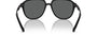 Bvlgari BV7038 5313B1 aviator sunglasses for men in full rim plastic, with matte black frame, and dark grey lenses. 57mm in lens size, 17mm in bridge size, and 140mm in temple length.