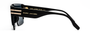 Marc Jacobs Marc 712/S 807/IR mask sunglasses for men in rimless plastic, with black frame, and solid dark grey lenses. 99mm in lens size, 1mm in bridge size, and 145mm in temple length.