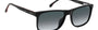 Carrera C FLEX 01/G/S OIT rectangular sunglasses for men in full rim plastic, with black frame, and gradient grey lenses. 57mm in lens size, 17mm in bridge size, and 145mm in temple length.