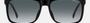 Carrera C FLEX 01/G/S OIT rectangular sunglasses for men in full rim plastic, with black frame, and gradient grey lenses. 57mm in lens size, 17mm in bridge size, and 145mm in temple length.
