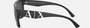 Armani Exchange AX4113S 807887 rectangular sunglasses for men in full rim plastic, with matte black frame, and dark grey lenses. 55mm in lens size, 18mm in bridge size, and 145mm in temple length.