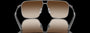 Armani Exchange AX2050S 600373 pilot sunglasses for men in full rim metal, with matte gunmetal frame, and dark brown polarized lenses. 60mm in lens size, 12mm in bridge size, and 136mm in temple length.