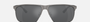 Emporio Armani EA 2094 30036G square sunglasses for men in full rim metal, with matte gunmetal frame, and grey mirror silver lenses. 60mm in lens size, 14mm in bridge size, and 145mm in temple length.