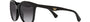 Emporio Armani EA 4157 50178G square sunglasses for unisex in full rim plastic, with black frame, and gradient grey lenses. 55mm in lens size, 18mm in bridge size, and 140mm in temple length.