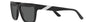Emporio Armani EA 4177 589887 rectangular sunglasses for men in full rim plastic, with matte black frame, and dark grey lenses. 57mm in lens size, 17mm in bridge size, and 145mm in temple length.