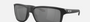 Oakley Gibston 06 rectangular sunglasses for men in full rim plastic, with black frame, and black lenses. 60mm in lens size, 17mm in bridge size, and 132mm in temple length.