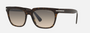 Prada PR 04YS 2AU718 square sunglasses for men in full rim acetate, with havana frame, and grey gradient lenses. 56mm in lens size, 19mm in bridge size, and 150mm in temple length.