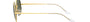 Ray-Ban RB1972 919631 octagonal sunglasses for unisex in rimless metal, with legend gold frame, and green lenses. 54mm in lens size, 19mm in bridge size, and 145mm in temple length.