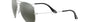 Ray-Ban Aviator Mirror RB3025 W3277 aviator sunglasses for unisex in full rim metal, with silver frame, and grey mirror lenses. 58mm in lens size, 14mm in bridge size, and 140mm in temple length.
