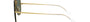 Ray-Ban Blaze Aviator RB3584N 905071 pilot sunglasses for unisex in full rim metal, with gold frame, and dark green lenses. 61mm in lens size, 13mm in bridge size, and 145mm in temple length.