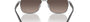 Ray-Ban RB3701 004/5J rectangular sunglasses for men in full rim metal, with gunmetal frame, and grey chromance lenses. 59mm in lens size, 17mm in bridge size, and 145mm in temple length.