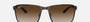 Ray-Ban RB3721 188/13 square sunglasses for unisex in full rim metal, with brown frame, and brown lenses. 59mm in lens size, 17mm in bridge size, and 145mm in temple length.
