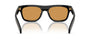 Prada PR B12S 16K60F square sunglasses for men in full rim acetate, with black frame, and photochromic brown lenses. 55mm in lens size, 19mm in bridge size, and 145mm in temple length.