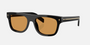 Prada PR B12S 16K60F square sunglasses for men in full rim acetate, with black frame, and photochromic brown lenses. 55mm in lens size, 19mm in bridge size, and 145mm in temple length.