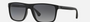 Emporio Armani EA 4033 5229T3 square sunglasses for men in full rim plastic, with rubber black grey frame, and grey gradient lenses. 56mm in lens size, 17mm in bridge size, and 140mm in temple length.