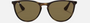 Ray-Ban Junior Erika Kids RJ9060S 700673 phantos sunglasses for kids in full rim injected, with matte havana frame, and brown lenses. 50mm in lens size, 15mm in bridge size, and 130mm in temple length.