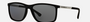 Emporio Armani EA 4058 506381 rectangular sunglasses for men in full rim plastic, with rubber black frame, and grey lenses. 58mm in lens size, 17mm in bridge size, and 140mm in temple length.