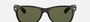 Ray-Ban New Wayfarer RB2132 902 square sunglasses for unisex in full rim plastic, with havana frame, and green lenses. 52mm in lens size, 18mm in bridge size, and 145mm in temple length.