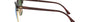 Ray-Ban Clubmaster Classic RB3016 114517 square sunglasses for unisex in full rim plastic, with havana on gold frame, and blue mirror lenses. 51mm in lens size, 21mm in bridge size, and 145mm in temple length.