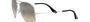 Ray-Ban Aviator Gradient RB3025 003/32 aviator sunglasses for unisex in full rim metal, with silver frame, and grey gradient lenses. 62mm in lens size, 14mm in bridge size, and 140mm in temple length.
