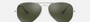 Ray-Ban Aviator Mirror RB3025 003/40 aviator sunglasses for unisex in full rim metal, with silver frame, and grey lenses. 62mm in lens size, 14mm in bridge size, and 140mm in temple length.