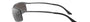 Ray-Ban RB3183 004/82 rectangular sunglasses for men in semi-rimless metal, with gunmetal frame, and silver mirror lenses. 63mm in lens size, 15mm in bridge size, and 125mm in temple length.