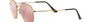 Ray-Ban Hexagonal Flat Lenses RB3548N 001/Z2 hexagonal sunglasses for unisex in full rim metal, with gold frame, and bronze lenses. 51mm in lens size, 21mm in bridge size, and 145mm in temple length.