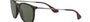 Ray-Ban Erika Classic RB4171 710/71 round sunglasses for women in full rim plastic, with light havana frame, and green lenses. 54mm in lens size, 18mm in bridge size, and 145mm in temple length.