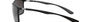 Ray-Ban Liteforce RB4179 601S82 square sunglasses for men in full rim plastic, with matte black frame, and silver lenses. 62mm in lens size, 13mm in bridge size, and 140mm in temple length.