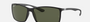 Ray-Ban Liteforce RB4179 601S9A square sunglasses for men in full rim plastic, with matte black frame, and green lenses. 62mm in lens size, 13mm in bridge size, and 140mm in temple length.