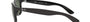 Ray-Ban Andy RB4202 606971 square sunglasses for men in full rim plastic, with matte black frame, and green lenses. 55mm in lens size, 17mm in bridge size, and 145mm in temple length.