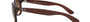 Ray-Ban Andy RB4202 607313 square sunglasses for men in full rim plastic, with matte brown frame, and brown gradient lenses. 55mm in lens size, 17mm in bridge size, and 145mm in temple length.
