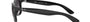 Ray-Ban Andy RB4202 601/8G square sunglasses for men in full rim plastic, with black frame, and light grey gradient dark grey lenses. 55mm in lens size, 17mm in bridge size, and 145mm in temple length.